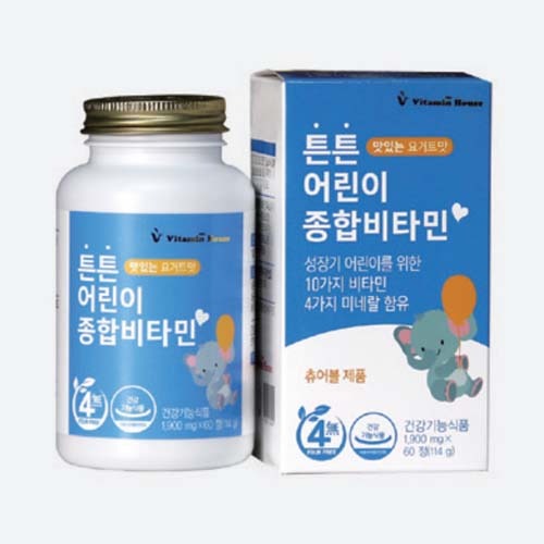 튼튼 어린이 종합비타민(요거트맛) 2개월분